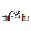 TRICK OR TREAT FENCE