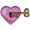 HEART WITH KEY