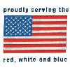 SERVING THE RED, WHITE AND BLUE