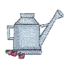 WATERING CAN WITH STRAWBERRIES
