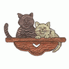 CATS ON A SHELF