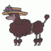 POODLE WITH A HAT