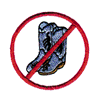 NO BOOTS ALLOWED