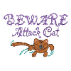 BEWARE ATTACK CAT