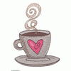 COFFEE CUP WITH HEART