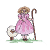 GIRL WITH SHEEP