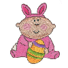 BABY W/EASTER COSTUME