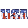 USA FLAG LETTERS