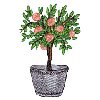 POTTED FLORAL TREE