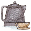 COFFEE POT AND CUP