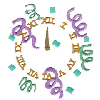 CLOCK WITH DECORATIONS