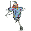 CLOWN ON UNICYCLE