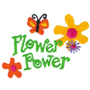 FLOWER POWER FLOWERS & BUTTERFLY