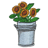 SUNFLOWERS IN CAN