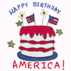 HAPPY BIRTHDAY AMERICA! CAKE
