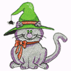 CAT W/WITCHES HAT