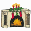 FIREPLACE WITH STOCKINGS