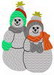 Chubby Pair Snowmen-2