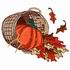 Basket With Leaves