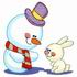 Snowman & Bunny