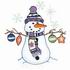 Snowman w/ Ornaments