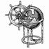 Globe w/ Ship's Wheel
