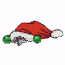 MOUSE WITH SANTA HAT