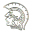 TROJAN HEAD PROFILE OUTLINE LG