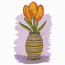 FLORAL POTTERY