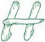 Handstitch Letter H