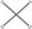 Crossed Batons