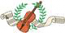 Violin W/ Wreath