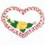 Heart with Rose