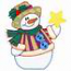 Snowman With Star