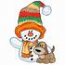 Snowman & Puppy