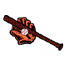 BASEBALL, BAT & GLOVE